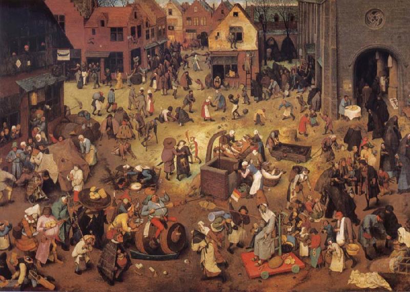 The fright between Carnival and Lent, BRUEGEL, Pieter the Elder